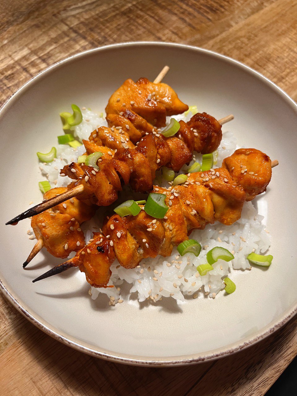 Korean Chicken Skewers